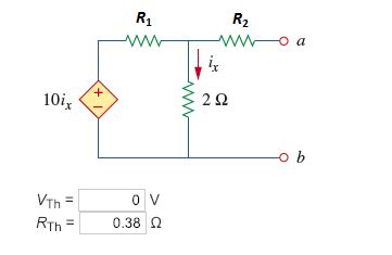 Solved Obtain The Thevenin Equivalent Seen At Terminals Of Chegg