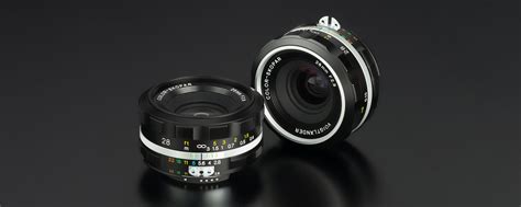 Voigtlander 28mm F2 8 SL IIs Black Rim Aspherical COLOR SKOPAR Nikon