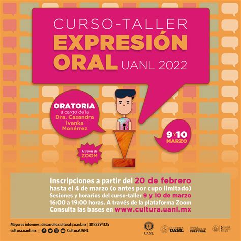 Curso Taller De Expresi N Oral Uanl Communicare