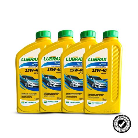 Kit Litros Oleo Lubrax Tecno W Semi Sintetico Distribuidor