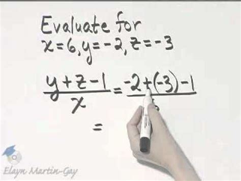Martin Gay Beginning Algebra Th Ed Ch Ex YouTube
