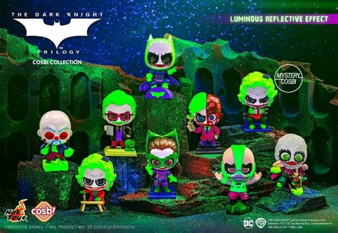 Hot Toys 蝙蝠俠黑夜之神三步曲 小丑化 The Dark Knight Trilogy Jokerized Cosbi Bobble Head Collection 一套 款