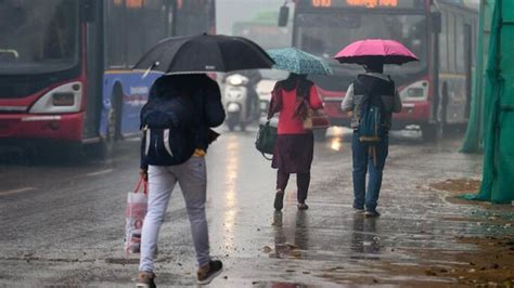 Weather Forecast Highlights Rain Lashes Parts Of Delhi Imd Predicts