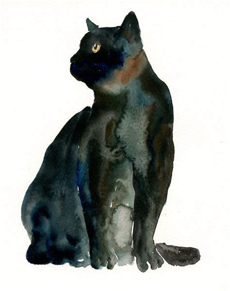 Dimdi On Etsy Etsy Shop Dimdi Page Cats Watercolor