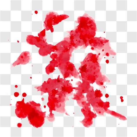 Download Abstract Red Paint Splatter On Black Background Png Online