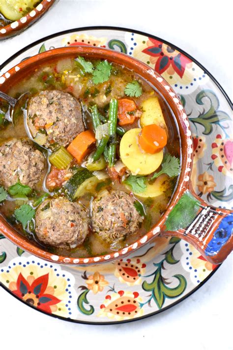 Albondigas Soup Mexican Meatball Soup Gypsyplate