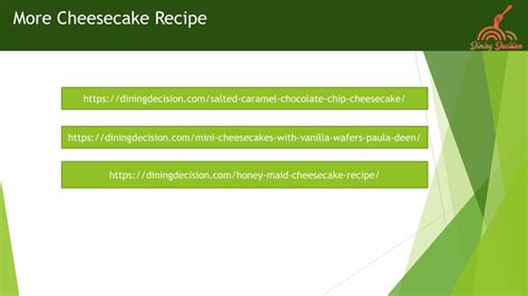 Ppt Honey Maid Cheesecake Recipe For Cake Lovers Powerpoint