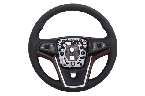 ACDelco 20957463 3 Spoke Black Leather Wrapped Steering Wheel