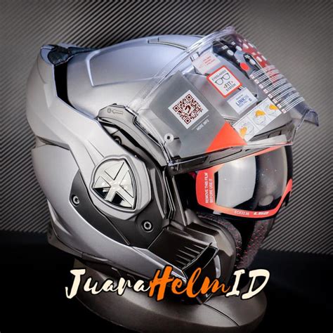 Jual Ls Helm Ff Advant X Solid Matt Titanium Modular Advantx