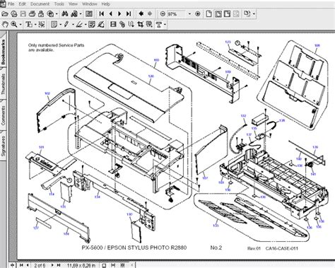 Epson Printer All Parts Name