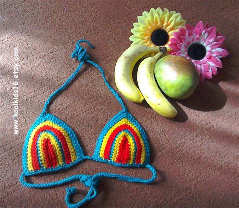 Crochet Bikini Top Crochet Swimwear Summer Bikini Boho Bikini Handmade Bikini Crochet