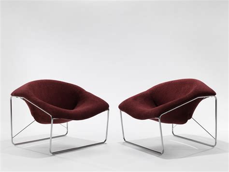 Olivier Mourgue Pair Of Cubic Chairs Works Demisch Danant