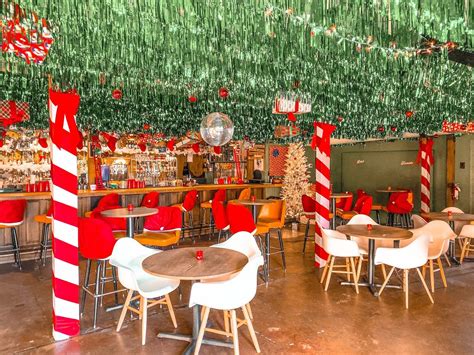 This Christmas Miracle Pop Up Bar in Houston Is Like Visiting Santa’s ...