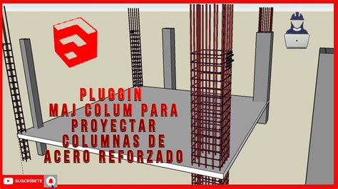 Como Hacer Columnas De Concreto Y Acero FÁcil Y RÁpido En Sketchupmaj Colum Youtube