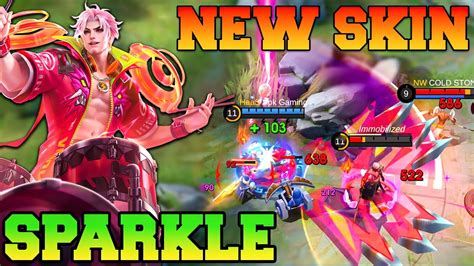 Fredrinn Sparkle Skin MLBB Gameplay Mobile Legends All Star Skin