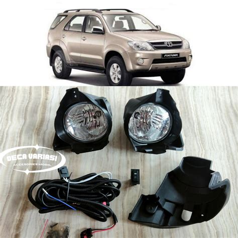 Foglamp Fortuner Car Headlight Fog Lamp Toyota Fortuner Car