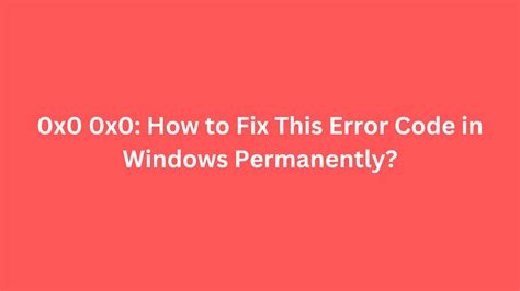 Windows Error Code 0x0 0x0: What Is It? | The fairly common … | Flickr
