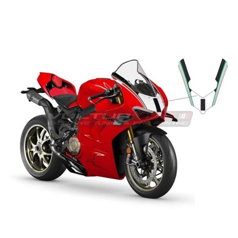 Kit de pegatinas para parabrisas nuevo diseño Ducati Panigale V4 V2