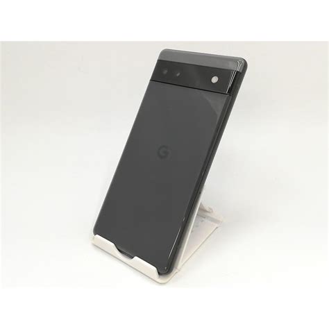 中古Google SoftBank SIMフリー Pixel 6a チャコール 6GB 128GB GB17LECセンター保証期間