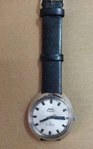 Round Hmt Wrist Watch And White Dial For Formal At Rs In