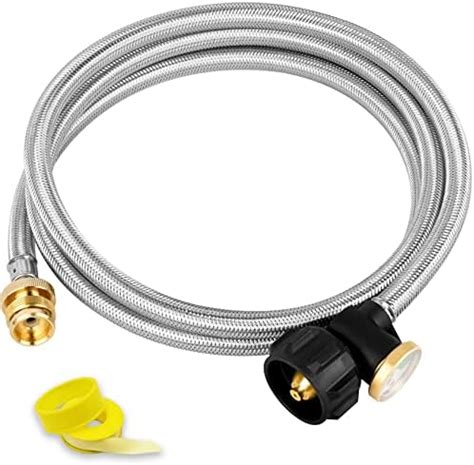 Amazon Dozyant Feet Stainless Steel Braided Propane Adapter