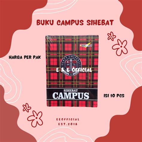 Jual Buku Campus Sihebat Lembar Buku Panjang Buku Boxy Campus