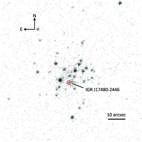 The Chandra 0 5 10 KeV X Ray Image Of The Globular Cluster Terzan 5