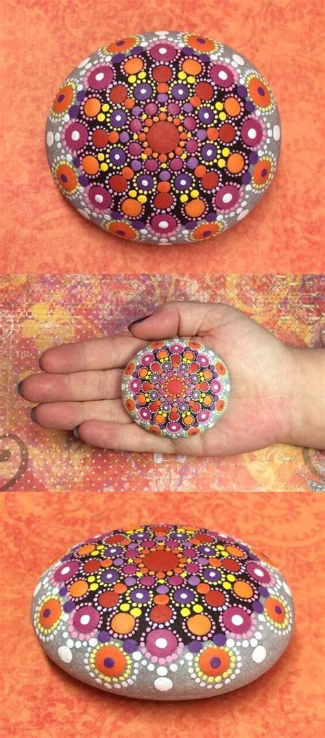 60 DIY Mandala Stone Patterns Templates Ideas