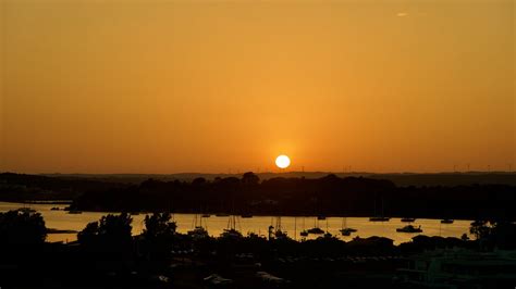 Alvor Sunset Alvor Algarve Sunset Harbor Puerto Puesta De Flickr