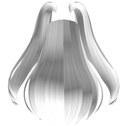 Long Hair Extensions W Pigtails In White Roblox Item Rolimon S