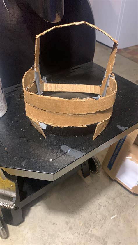 Making A Reverse Bear Trap Out Of Cardboard For Halloween Rsaw