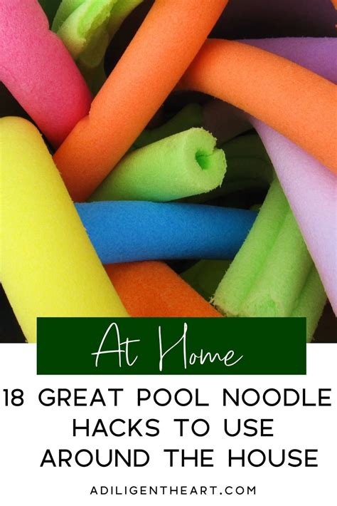 18 Great Pool Noodle Hacks To Use Around The House