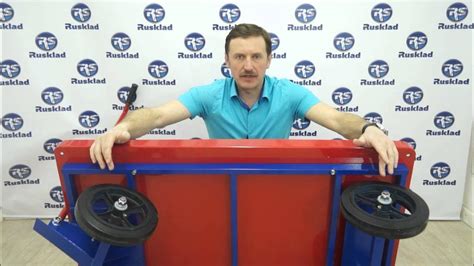 ТПО. Тележка платформенная с поворотной осью - YouTube