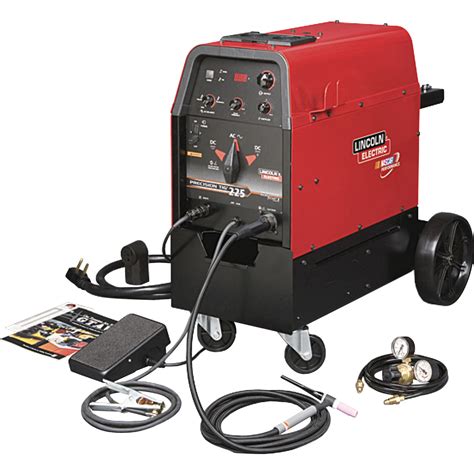 Lincoln Electric Precision Tig 225 Tig Welder Ready Pak W Cart Ram