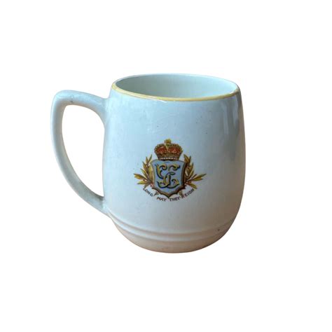 royal tudor ware long   reign mug