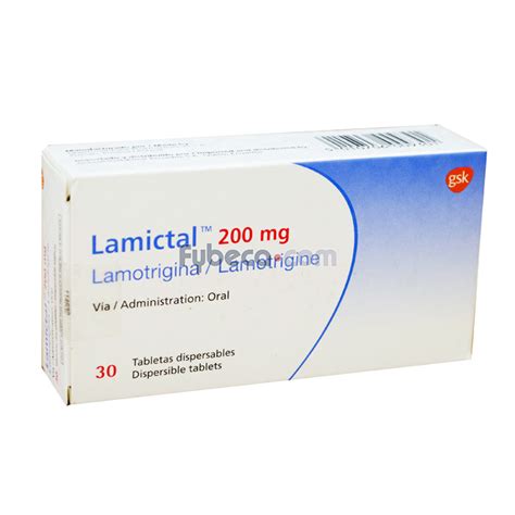 Lamictal 200 Mg Blíster Unidad Fybeca