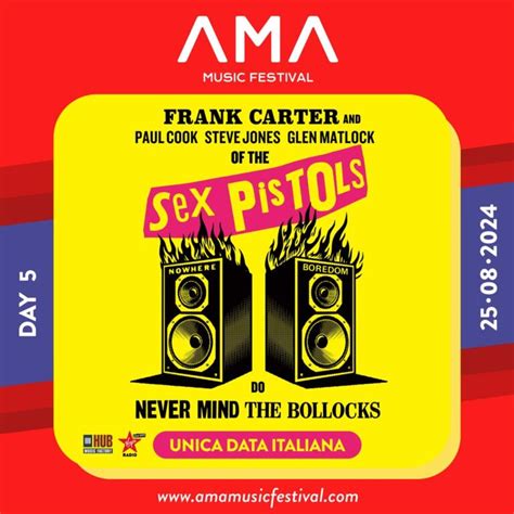 Frank Carter Suona Never Mind The Bollocks Con Tre Sex Pistols