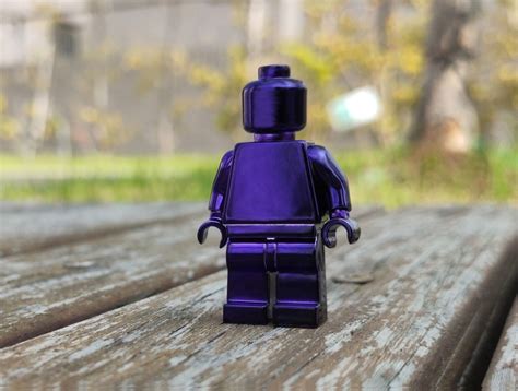 Lego Chrome Dark Purple Authentic Custom Highest Quality Monochrome