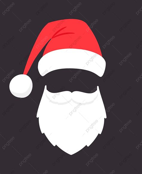 Santa Claus Face Vector PNG Images, Santa Claus Mask Photo Face, Happy, Template, Face PNG Image ...