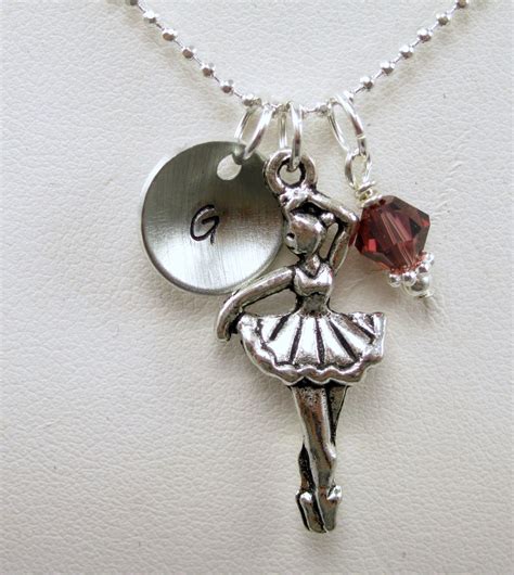 Ballerina Jewelry Ballerina Necklace Ballet Personalized