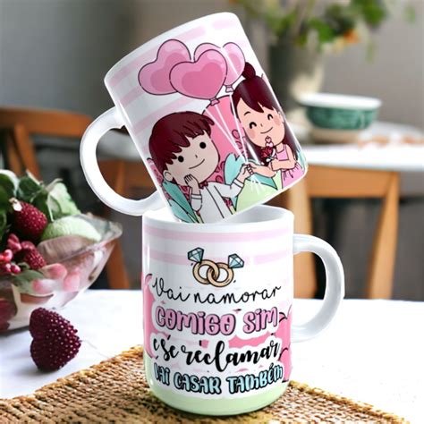 Caneca Vai Namorar Comigo Sim Ml Elo Produtos Especiais