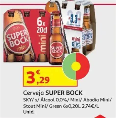 Promo O Cerveja Super Bock Em Auchan