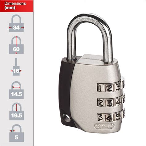 Abus 15520 Travel Combination Padlock 20mm