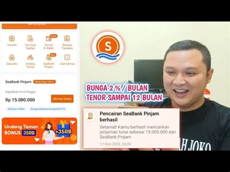 CARA PINJAM UANG DI SEABANK PINJAM YouTube