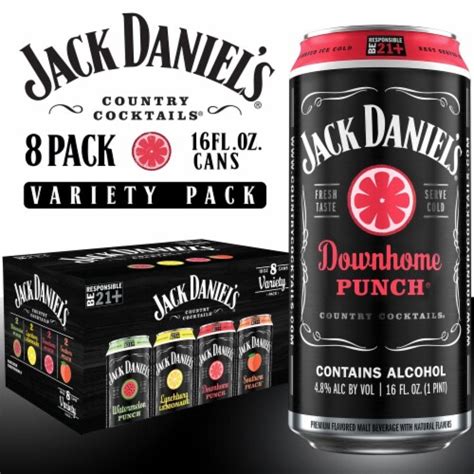 Jack Daniel S Country Cocktails Flavored Hard Beverage Variety Pack 8