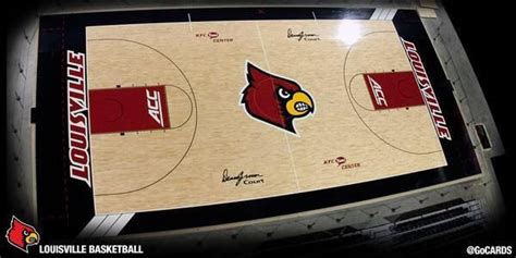 New Basketball Floor At The Yum Center Louisville Basketball