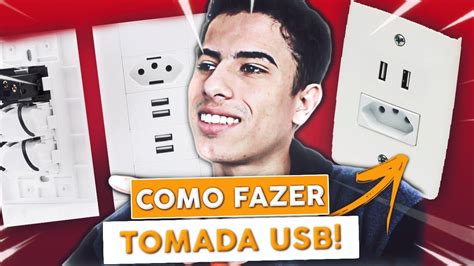 Como Fazer Uma Tomada Usb Caseira Youtube