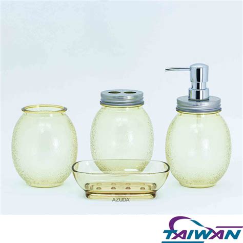 Acrylic Bathroom Accessories Set Lemon Design Bathroom Fixtures