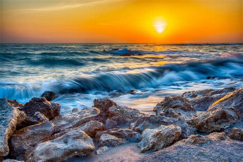Download Horizon Nature Ocean HD Wallpaper