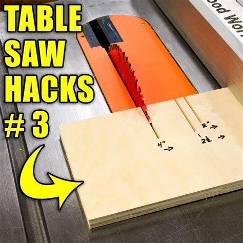 5 Quick Table Saw Hacks Part 3 Woodworking Tips And Tricks Wood Crafting Tools Used